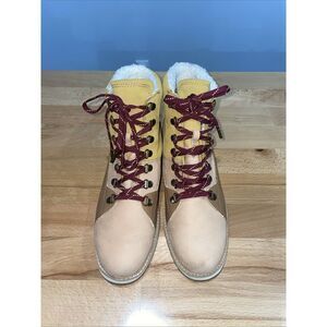 Toms Mesa Waterproof‎ Hiker Lace-up Ankle Boots Nubuck Suede Bootie Size W 9.5